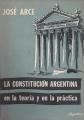 Portada de La Constitución Argentina en la teoría y la práctica