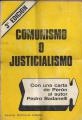 Portada de Comunismo o justicialismo: con una carta de Perón al autor