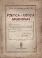 Portada de Política y justicia argentinas