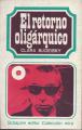 Portada de El retorno oligárquico 1955-1958