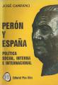 Portada de Perón y España
