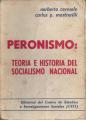 Portada de Peronismo: teoría e historia del socialismo nacional