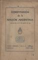 Portada de Constitución de la Nación Argentina, sancionada el 11 de  marzo de 1949