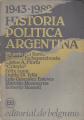 Portada de Elementos bibliográficos para una historia argentina(1943-1982)