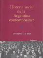 Portada de Historia Social de la Argentina contemporánea