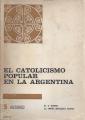 Portada de El catolicismo popular en la Argentina.