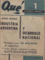 Portada de Industria argentina y desarrollo nacional