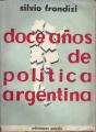 Portada de Doce años de política argentina