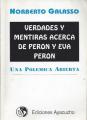 Portada de Verdades y mentiras acerca de Perón y Eva Perón: una polémica abierta