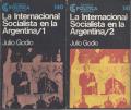 Portada de La internacional socialista en la Argentina
