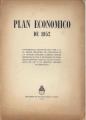 Portada de Plan Económico de 1952
