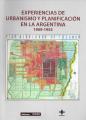 Portada de Experiencias de urbanismo y planificación en la Argentina 1909-1955