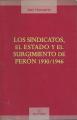 Portada de Los sindicatos, el Estado y el surgimiento de Perón, 1930-1946