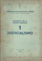Portada de Cuadernos para el maestro argentino 1 Justicialismo