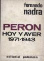 Portada de Perón. Hoy y ayer 1971-1943
