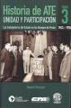 Portada de Historia de ATE. Los trabajadores del Estado en los tiempos de Perón 1943-1955