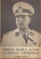 Portada de Perón habla a las Fuerzas Armadas 1946-1954
