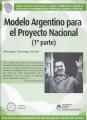 Portada de Modelo Argentino para el Proyecto Nacional(dos partes).