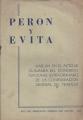 Portada de Perón y Evita hablan en el acto de clausura del congreso nacional extraordinario de la Confederación General del Trabajo