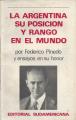 Portada de La Argentina su posición y rango en el mundo por Federico Pinedo y ensayos en su honor. 