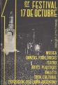 Portada de Primer Festival 17 de octubre. Semana del 14 al 21 de octubre de 1950