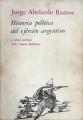 Portada de Historia política del ejército argentino y otros escritos sobre temas militares.