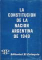 Portada de La Constitución de la Nación  Argentina de 1949