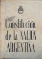 Portada de Constitución de la Nación Argentina