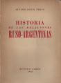 Portada de Historia de las relaciones ruso-argentinas