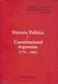 Portada de Historia política y constitucional argentina