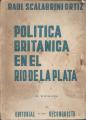 Portada de Política británica en el Rio de la Plata