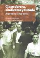 Portada de Clase obrera, sindicatos y Estado. Argentina(1955-2010)