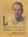 Portada de La Tercera Posición en la prédica y el ejemplo de Perón