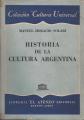 Portada de Historia de la cultura argentina