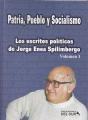 Portada de Patria, Pueblo y Socialismo. Los escritos políticos de Jorge Enea Spilimbergo