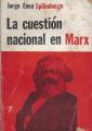 Portada de La cuestión nacional en Marx