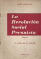 Portada de La Revolución Social Peronista. Primera parte. El libro de la verdad.